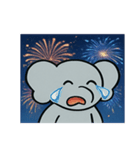 花火ゾウのドリーミーナイト@SFW（個別スタンプ：5）