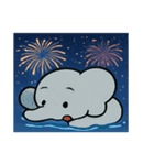 花火ゾウのドリーミーナイト@SFW（個別スタンプ：12）