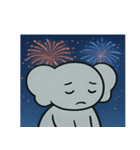 花火ゾウのドリーミーナイト@SFW（個別スタンプ：17）