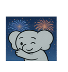 花火ゾウのドリーミーナイト@SFW（個別スタンプ：20）