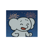 花火ゾウのドリーミーナイト@SFW（個別スタンプ：21）