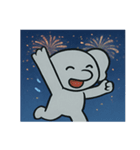 花火ゾウのドリーミーナイト@SFW（個別スタンプ：25）