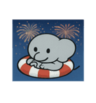 花火ゾウのドリーミーナイト@SFW（個別スタンプ：30）
