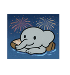 花火ゾウのドリーミーナイト@SFW（個別スタンプ：31）