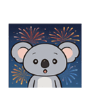 花火コアラのほっこりナイト@SFW（個別スタンプ：4）