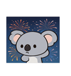 花火コアラのほっこりナイト@SFW（個別スタンプ：8）