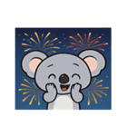 花火コアラのほっこりナイト@SFW（個別スタンプ：10）