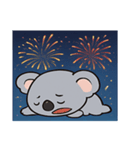 花火コアラのほっこりナイト@SFW（個別スタンプ：12）