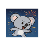 花火コアラのほっこりナイト@SFW（個別スタンプ：13）