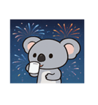 花火コアラのほっこりナイト@SFW（個別スタンプ：15）