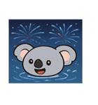 花火コアラのほっこりナイト@SFW（個別スタンプ：16）