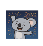 花火コアラのほっこりナイト@SFW（個別スタンプ：17）