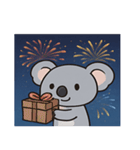 花火コアラのほっこりナイト@SFW（個別スタンプ：19）