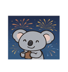 花火コアラのほっこりナイト@SFW（個別スタンプ：22）