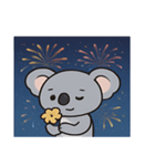 花火コアラのほっこりナイト@SFW（個別スタンプ：24）