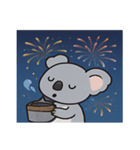 花火コアラのほっこりナイト@SFW（個別スタンプ：26）