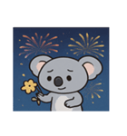 花火コアラのほっこりナイト@SFW（個別スタンプ：27）