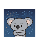 花火コアラのほっこりナイト@SFW（個別スタンプ：28）