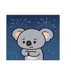 花火コアラのほっこりナイト@SFW（個別スタンプ：32）