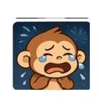 花火サルのわくわくナイト@SFW（個別スタンプ：5）