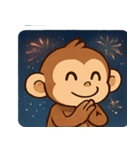 花火サルのわくわくナイト@SFW（個別スタンプ：9）