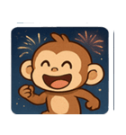 花火サルのわくわくナイト@SFW（個別スタンプ：11）