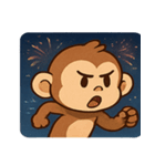 花火サルのわくわくナイト@SFW（個別スタンプ：13）
