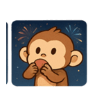 花火サルのわくわくナイト@SFW（個別スタンプ：14）