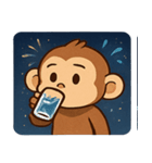 花火サルのわくわくナイト@SFW（個別スタンプ：15）