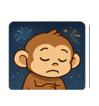 花火サルのわくわくナイト@SFW（個別スタンプ：19）