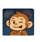 花火サルのわくわくナイト@SFW（個別スタンプ：20）