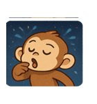 花火サルのわくわくナイト@SFW（個別スタンプ：32）