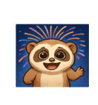 花火スローロリスのマジカルナイト@SFW（個別スタンプ：1）