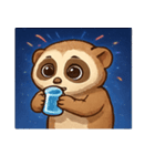 花火スローロリスのマジカルナイト@SFW（個別スタンプ：15）