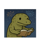 花火コモドドラゴンのゴージャスナイト@SFW（個別スタンプ：27）