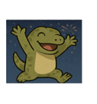 花火コモドドラゴンのゴージャスナイト@SFW（個別スタンプ：32）