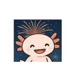 花火ウーパールーパー@SFW（個別スタンプ：1）