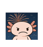 花火ウーパールーパー@SFW（個別スタンプ：2）