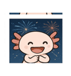 花火ウーパールーパー@SFW（個別スタンプ：6）