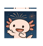 花火ウーパールーパー@SFW（個別スタンプ：7）