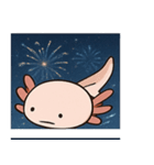 花火ウーパールーパー@SFW（個別スタンプ：12）