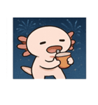 花火ウーパールーパー@SFW（個別スタンプ：14）