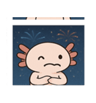 花火ウーパールーパー@SFW（個別スタンプ：22）