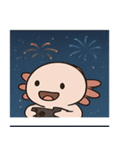 花火ウーパールーパー@SFW（個別スタンプ：28）