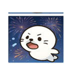 花火のアザラシ@SFW（個別スタンプ：5）