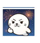 花火のアザラシ@SFW（個別スタンプ：8）