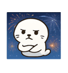 花火のアザラシ@SFW（個別スタンプ：14）