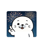 花火のアザラシ@SFW（個別スタンプ：17）