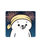 花火のアザラシ@SFW（個別スタンプ：18）