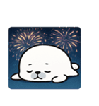 花火のアザラシ@SFW（個別スタンプ：20）